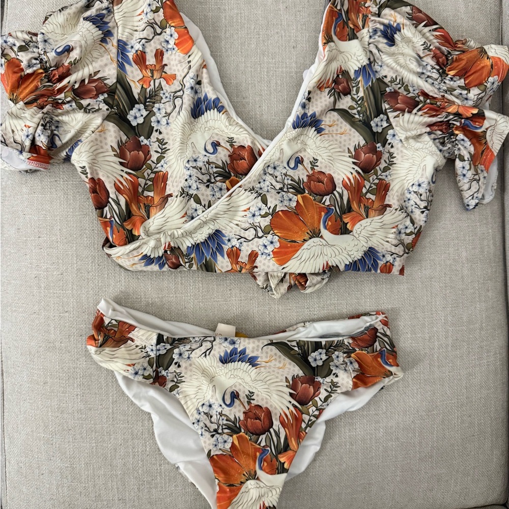 Floral Print Bikini Set
